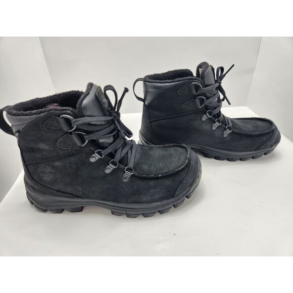 Timberland Men's Chillberg Waterproof Hiking Black Nubuck Boots Size 7 Mens - Picture 3 of 13